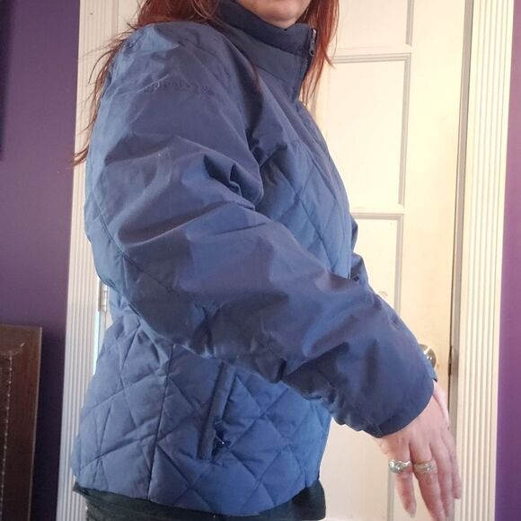 Down Columbia Quilted  Jacket down filled puffer coat / jacket Large - Picture 16 of 16